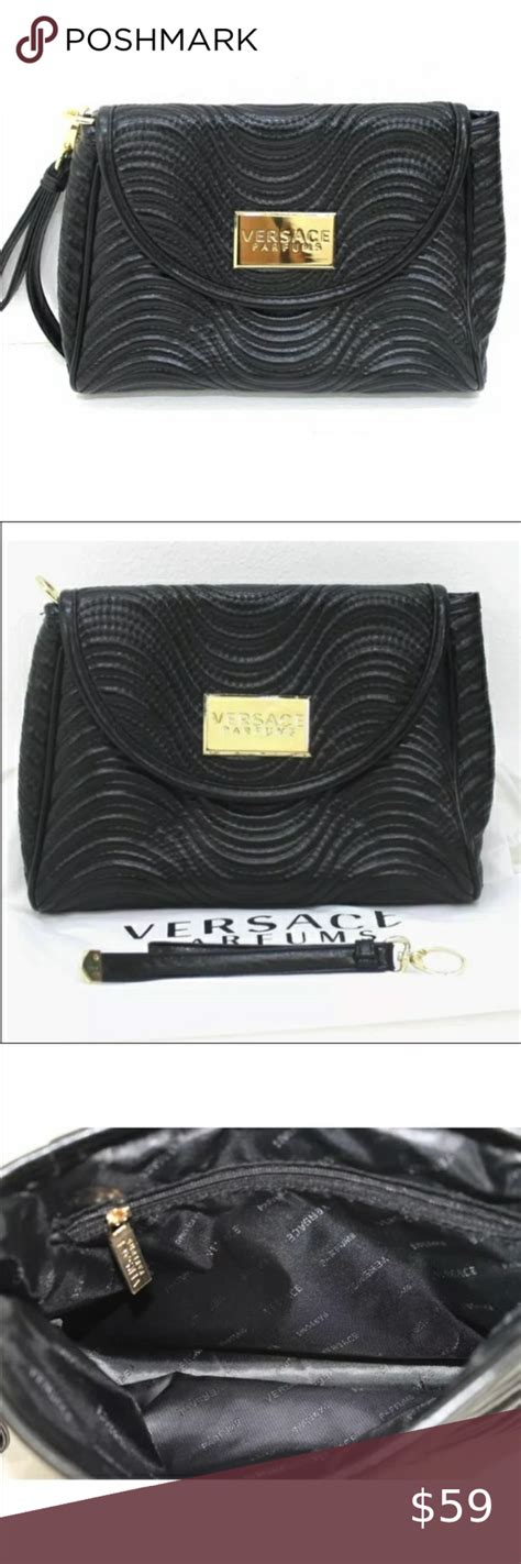 versace wristlet pouch|authentic versace purses.